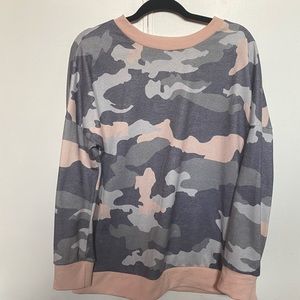 Camouflage Oversized Sweater